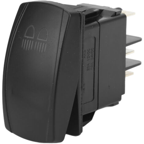 Interrupteur à bascule 5 broches haute puissance TS‑33 pour barre LED, voitures, camping‑cars et bateaux