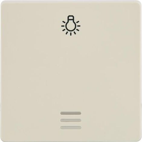 Interrupteur a bascule avec symbole lumiere et fentre, blanc electrique 55x55 mm, type de protectionIP20 /1pc