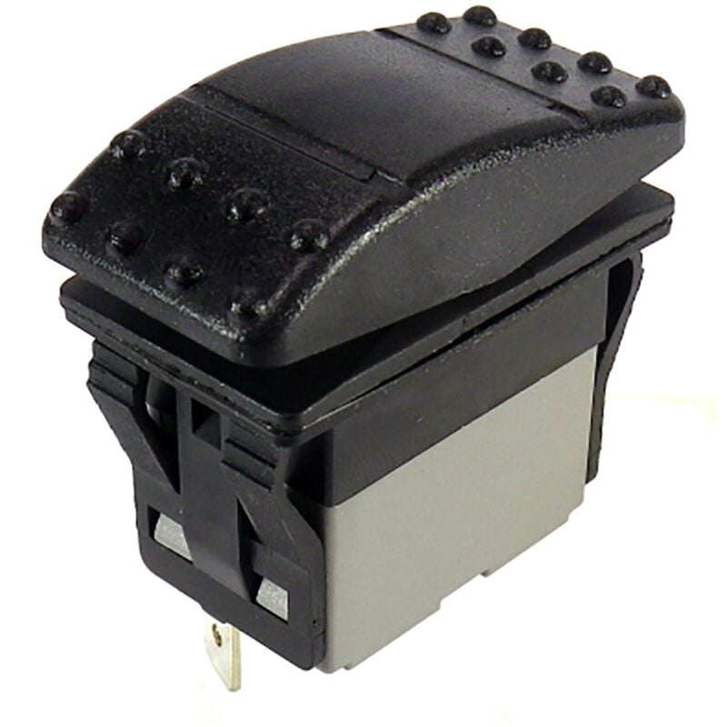 Interrupteur à bascule Noir bipolaire mom-off-mom IP67 ( Prix pour 1 )