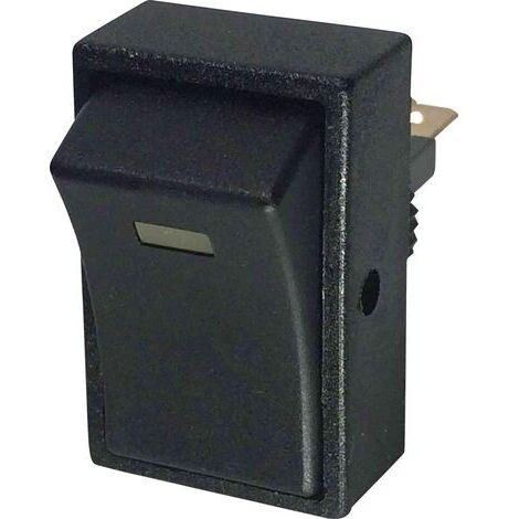 Interrupteur à bascule pour l'automobile TRU COMPONENTS TC-R13-207L-SQ YELLOW 12V/DC 1587814 12 V/DC 20 A 1 x Off/On à accrochage 1 pc(s) S646911