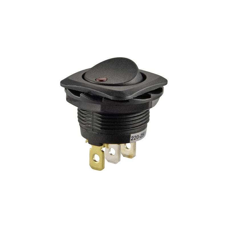 Interrupteur à bascule Tru Components TC-R13-135B2-02 1587557 250 v/ac 10 a 1 x off/on à accrochage 1 pc(s)