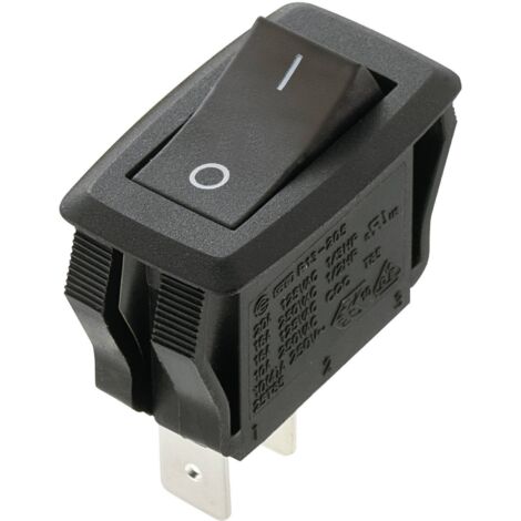 INTERRUPTEUR À BASCULE TRU COMPONENTS TC-R13-205A3-01 1588067 250 V/AC 16 A 2 X OFF/ON À ACCROCHAGE 1 PC(S)