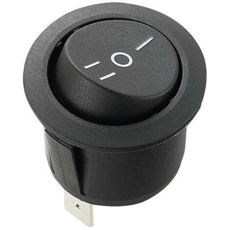 Interrupteur à bascule TRU COMPONENTS TC-R13-223D-01 1588078 250 V/AC 10 A 1 x On/Off/On à accrochage 1 pc(s) S667461