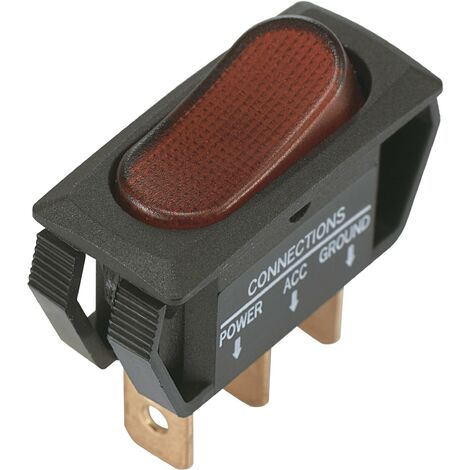 Interrupteur à bascule TRU COMPONENTS TC-R13-242B2 1588028 12 V/DC 25 A 1 x Off/On à accrochage 1 pc(s) S667561