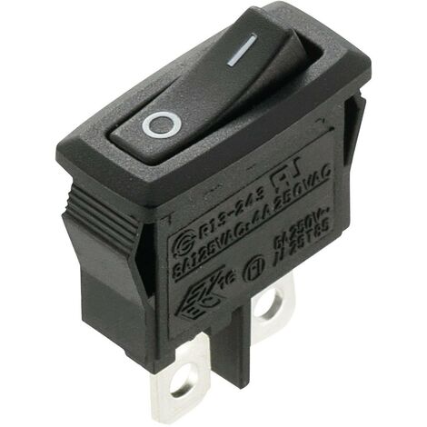 Interrupteur à bascule TRU COMPONENTS TC-R13-243A-02 1588060 250 V/AC 4 A 1 x Off/On à accrochage 1 pc(s) S667871