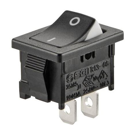 Interrupteur à bouton poussoir momentané rond - SPST - 2 pins - N.O. - 125V  - 4A - Chrome