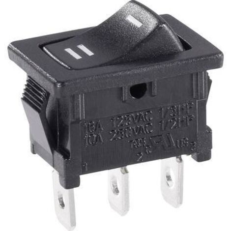 INTERRUPTEUR À BASCULE TRU COMPONENTS TC-R13-66C-02 1587512 250 V/AC 6 A 1 X ON/ON À ACCROCHAGE 1 PC(S)