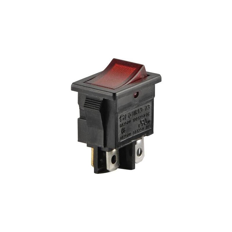 Tru Components - interrupteur à bascule TC-R13-73C-02 1587539 250 v/ac 6 a 2 x off/on à accrochage 1 pc(s)