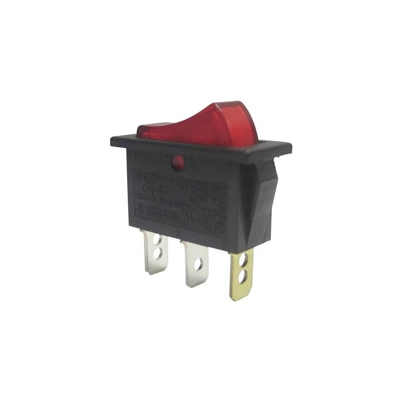 Interrupteur à bascule Tru Components TC-R13-91B-01 1587532 250 v/ac 10 a 1 x off/on à accrochage 1 pc(s)