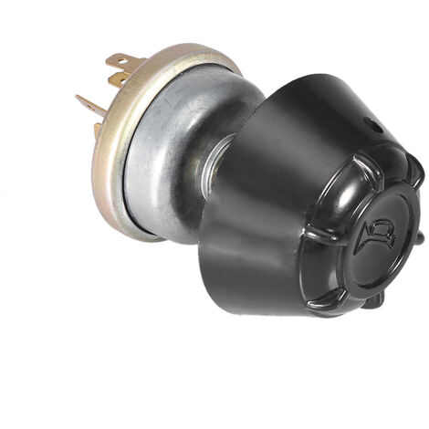 Interrupteur à bouton poussoir 12V étanche lumière/klaxon en métal pour tracteur Massey Ferguson interrupteur rotatif tracteur
