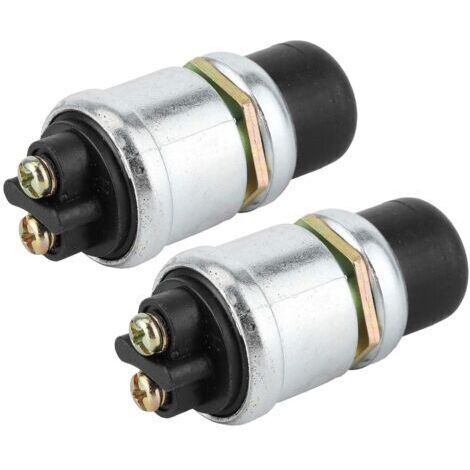 Interrupteur à bouton poussoir 2 pièces klaxon interrupteur de démarrage du moteur SPST bouton poussoir démarreur étanche bouton poussoir interrupteur de démarrage 50A 12V pour bateau de voiture
