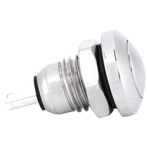 Interrupteur à bouton-poussoir momentané 24V 8mm étanche pour voiture