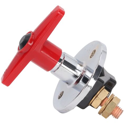 Interrupteur à bouton-poussoir pour circuit de batterie automobile et marine
