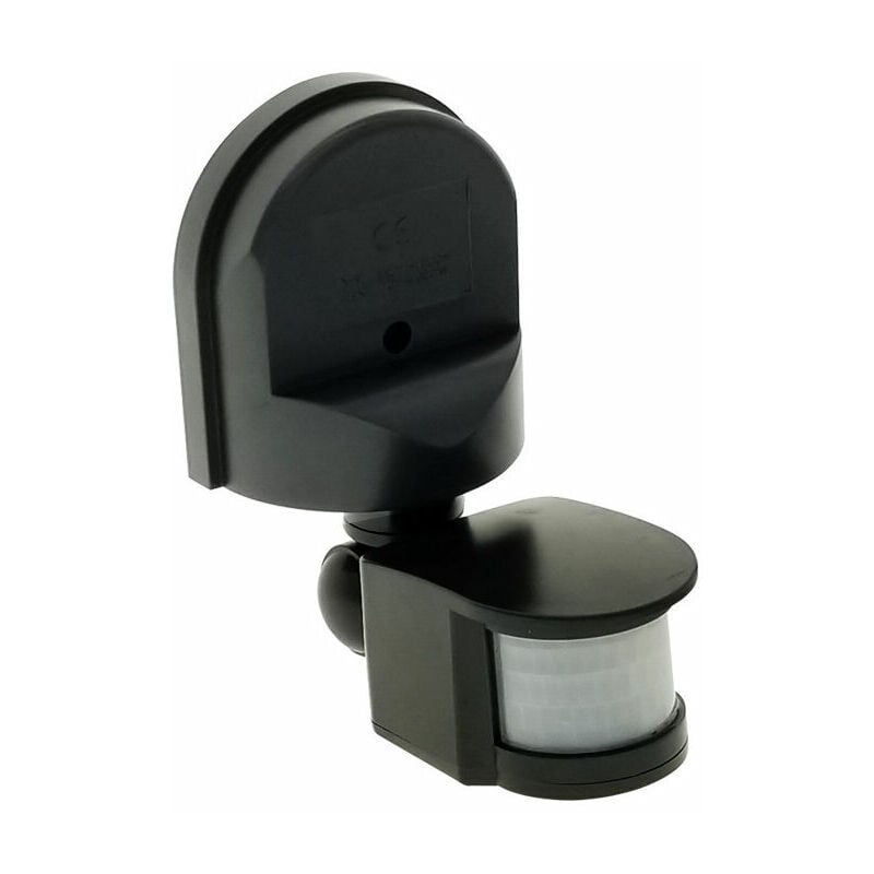 Interrupteur à capteur infrarouge 220v noir avec pied de lampe projecteur détecteur de mouvement noir