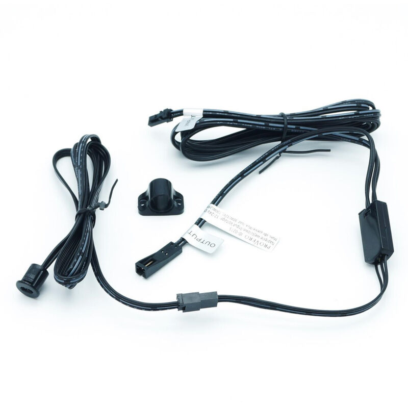 Interrupteur à capteur LED pour armoires noir 60/100 W 12-24 V Idealed