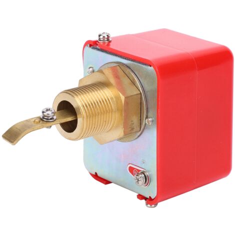Interrupteur à cible HFS‑20 en laiton, raccord G3/4, haute précision pour contrôle de débit d'eau