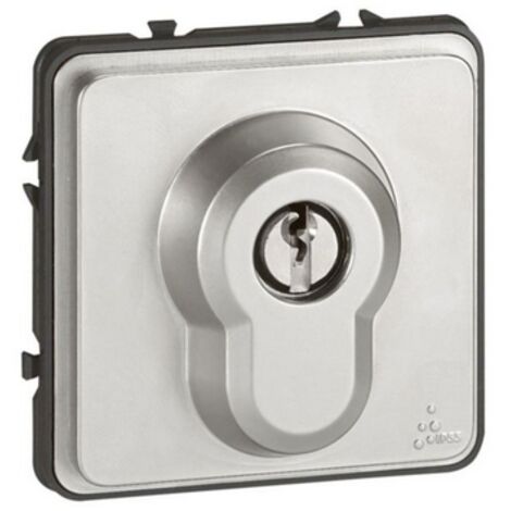 Interrupteur à clé 2 positions 6A 250V Soliroc IK10 IP54 LEGRAND 077874