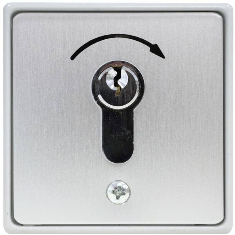 322700 Interrupteur à clé pour motorisation de portail encastré - Kaiser Nienhaus