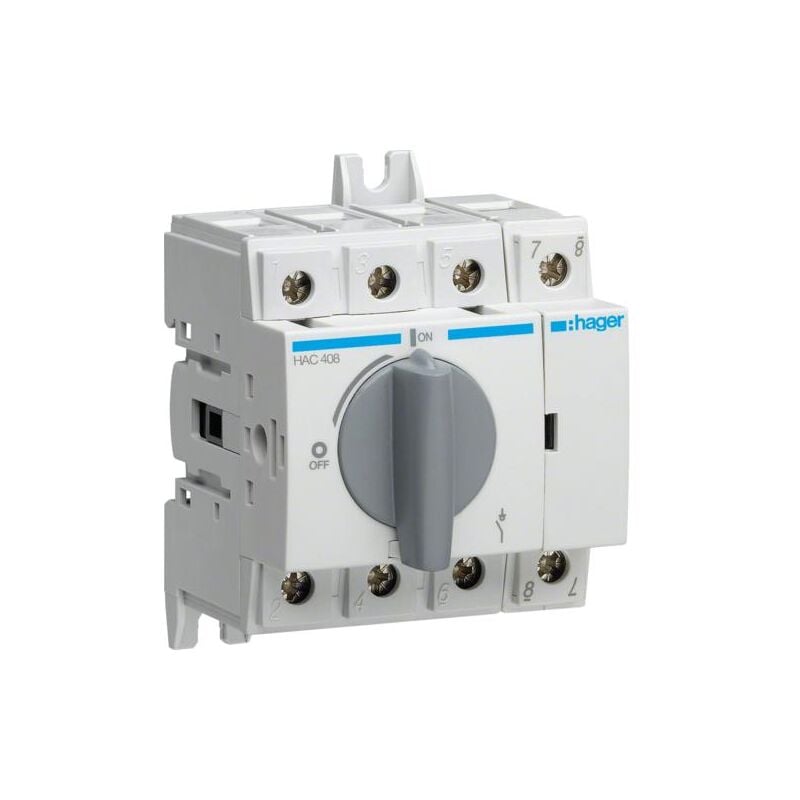 Hager - Interrupteur à coupure apparente 4 Pôles 80A HAC408