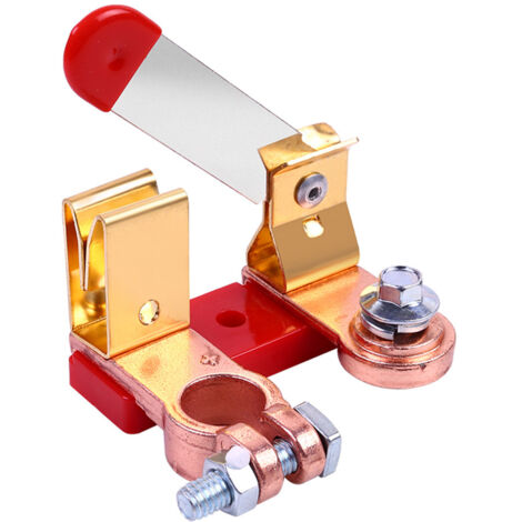 Interrupteur à couteau en laiton pour alimentation électrique de yachts et de camping-cars, interrupteur de coupure d'alimentation de batterie de voiture, interrupteur de modification de batterie de v
