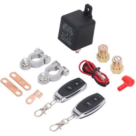 Interrupteur à Distance pour Batterie de Voiture - Coupe-Circuit Télécommandé Automobile