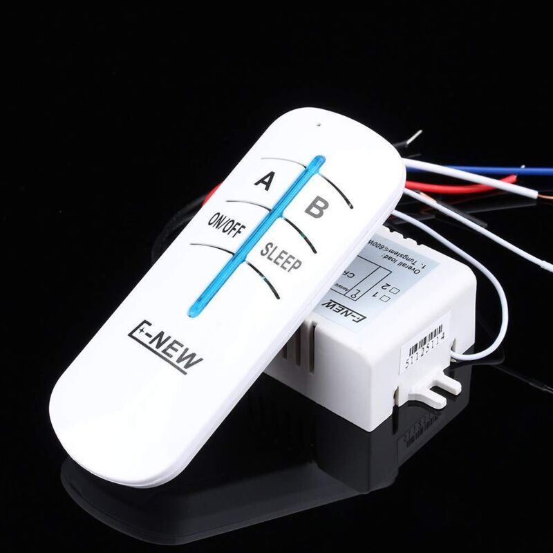 Interrupteur à Distance pour Lumière LED, Télécommande pour Lumière LED, Mini Gradateur Marche/arrêt 2 Voies 180‑240 V sans Fil, pour Bande Lumineuse