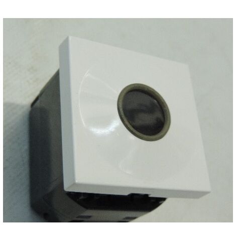 Interrupteur à effleurement sans contact 10AX 2 module format 45X45mm blanc Prog MOSAIC LEGRAND 076666