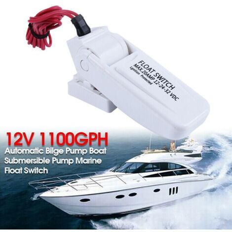 Interrupteur à flotteur automatique pour pompe de cale, pompe submersible marine, interrupteur à flotteur marin