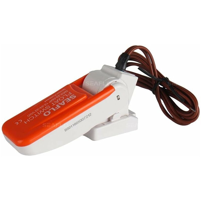 Interrupteur à flotteur de pompe de cale série 01 seaflo 20A max