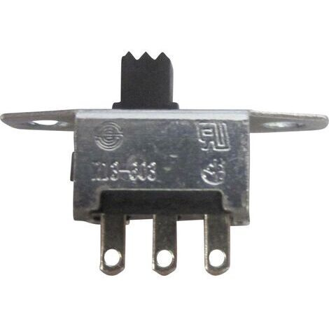Interrupteur à glissière TRU COMPONENTS TC-R13-603C-05 6351072 250 V/AC 3 A 1 x On/On 1 pc(s) S644861