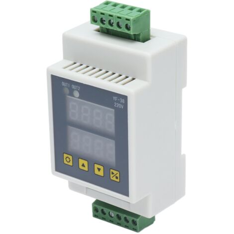 Interrupteur à Impulsion Temporisé Multifonction YF-38 pour Commande de Cycle AC 220V