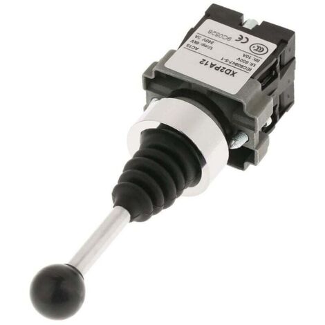Interrupteur à Joystick Manette Verrouillé à 2 Positions 2NO, Commutateur de Joystick Verrouillé Interrupteur à Bascule Joystick pour XD2PA12,A