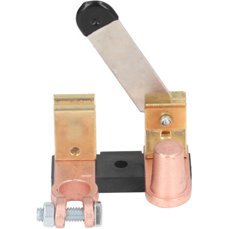 Interrupteur à Lame en Laiton pour Batterie 12V-24V, Sectionneur Principal