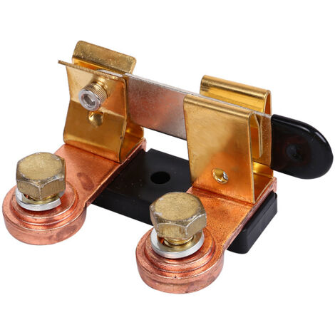 Interrupteur à lame en laiton pour batterie, coupe-batterie de voiture, interrupteur d'alimentation, interrupteur de modification pour voiture 12V/24V