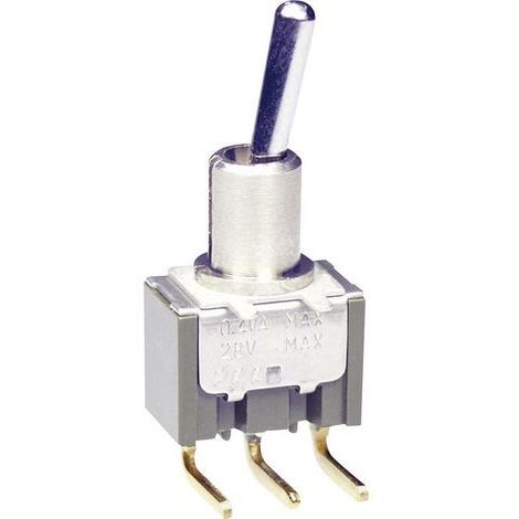 Interrupteur à levier 1 x On/Off/On NKK Switches M2013SS2G30 28 V DC/AC 0.1 A permanent/0/permanent 1 pc(s)