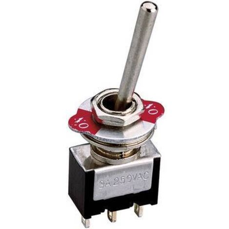 Interrupteur à levier 1 x On/On TRU COMPONENTS LB-601-2 1571811 250 V/AC 3 A à accrochage 1 pc(s)