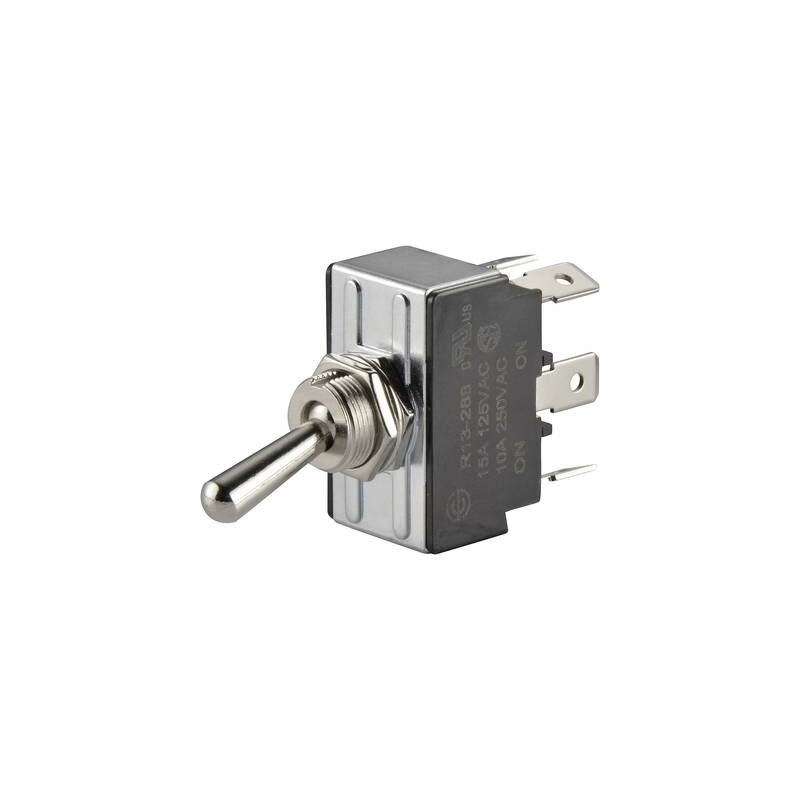 1587673 TC-R13-28B-01 interrupteur à levier 250 v/ac 10 a 2 x on/on à accrochage 1 pc(s) - Tru Components