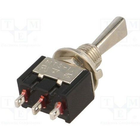 15Pcs 6A / 125VAC Mini Interrupteur à Bascule, 3 Broches ON/ON 2 Position  SPDT Interrupteur à