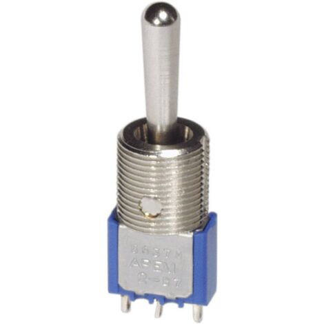 INTERRUPTEUR À LEVIER APEM 5646MA 250 V/AC 3 A 2 X ON/ON PERMANENT 1 PC(S)