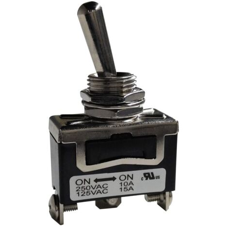 Interrupteur à levier RS PRO, On-On, 1RT, 10 A ( Prix pour 1 )