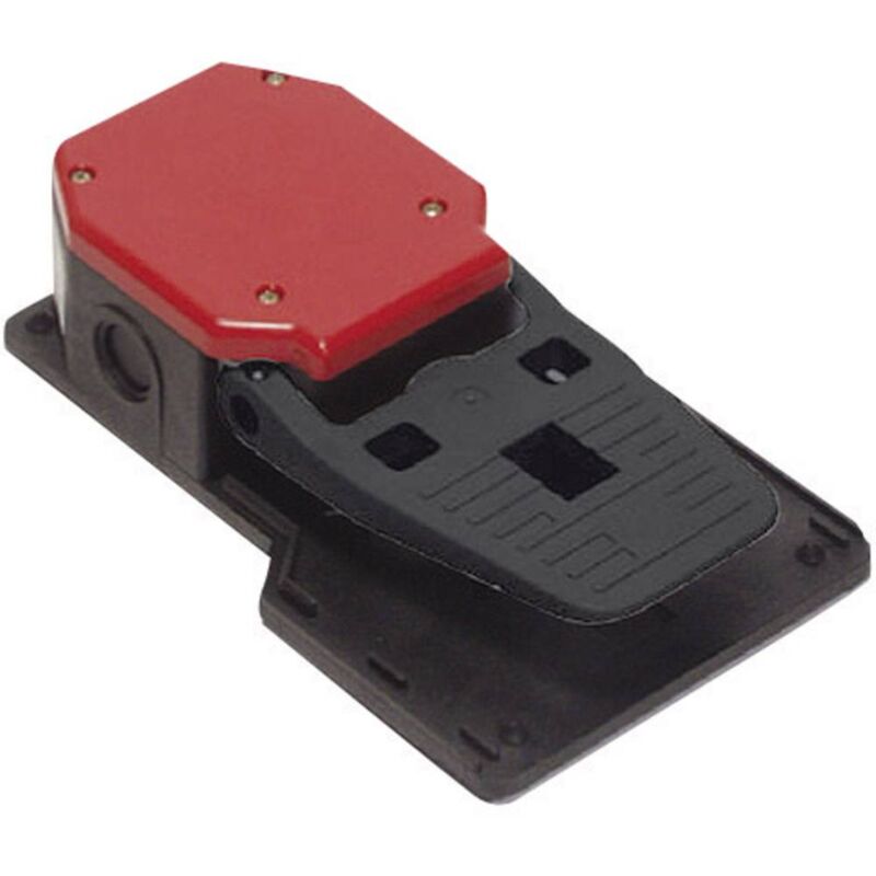 Pizzato Elettrica - pa 20101-M2 Interrupteur à pédale 250 v/ac 6 a 1 pédale 1 no (t), 1 nf (r) IP65 1 pc(s) - rouge