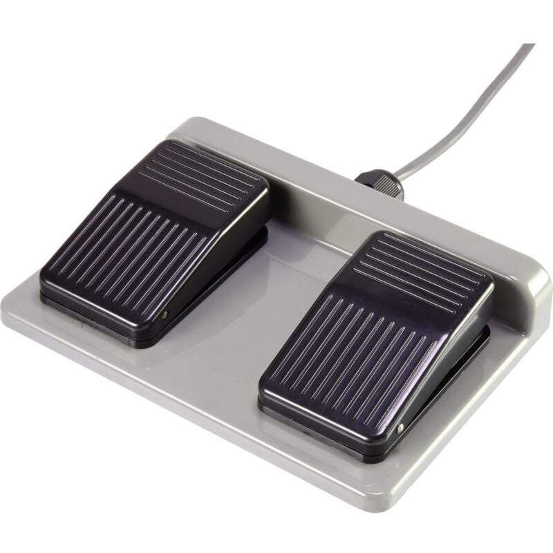 Tru Components - Interrupteur à pédale 250 v/ac 10 a 2 pédales 2 no (t) 1 pc(s)