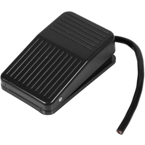 Interrupteur à pied 220V 10A – Commutateur en plastique pour lampes et appareils ménagers – Installation facile et sécurisée