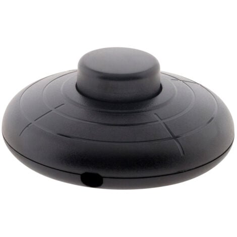 Interrupteur à pied pour luminaire - noir - Zenitech