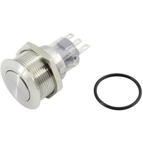 Interrupteur à pression TRU COMPONENTS TC-GQ22-A-11Z/S203 1602514 250 V 3 A 1 x Off/On IP65 à accrochage 1 pc(s)
