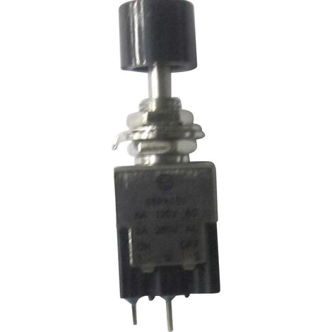 Interrupteur à pression TRU COMPONENTS TC-PA101A1BK 1587790 250 V/AC 3 A 1 x On/Off à accrochage 1 pc(s) S644071