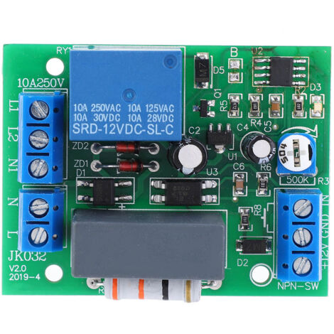 Interrupteur à Temporisation AC 220V, Module Relais Minuterie JK032-30M avec Délai