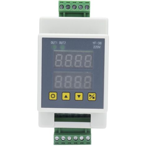 Interrupteur à Temporisation Cycle Impulsion Contrôle Multifonction Module YF‑38 AC 220V