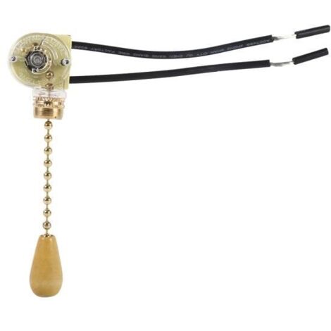 Interrupteur à tirette 4 pièces universel maison ventilateur de plafond lampe applique murale remplacement tirer chaîne cordon