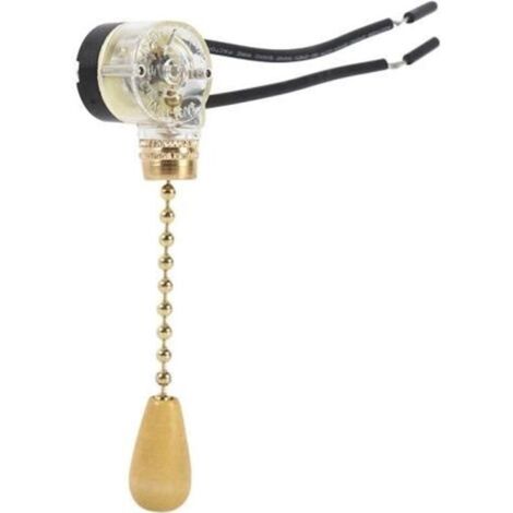 Interrupteur à tirette, interrupteur à tirette de lampe durable robuste, pour lampes de table appliques murales